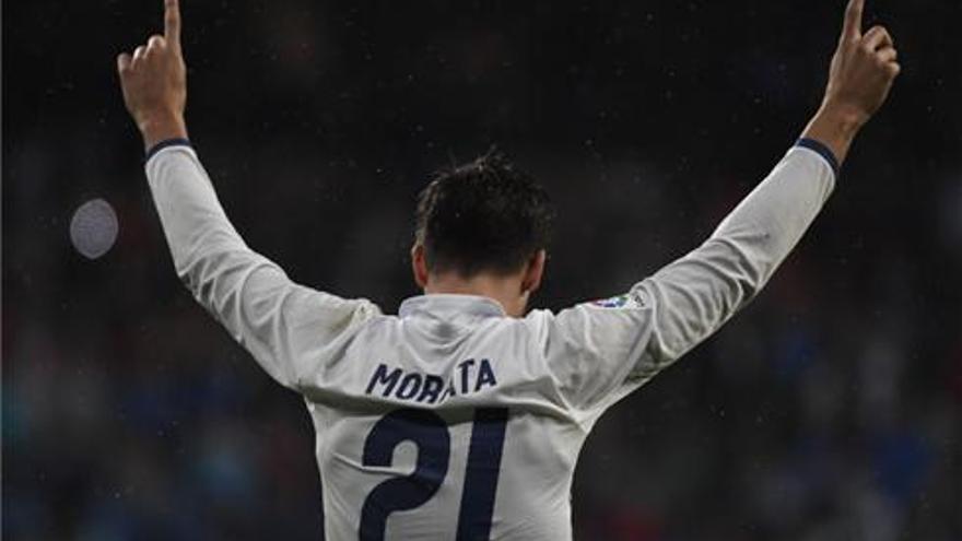 Morata sofoca un incendio y devuelve el liderato al Real Madrid