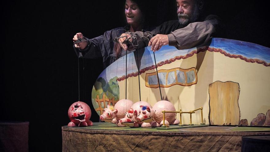 Títeres en Jaca - Teatro Arbolé - Los Tres Cerditos