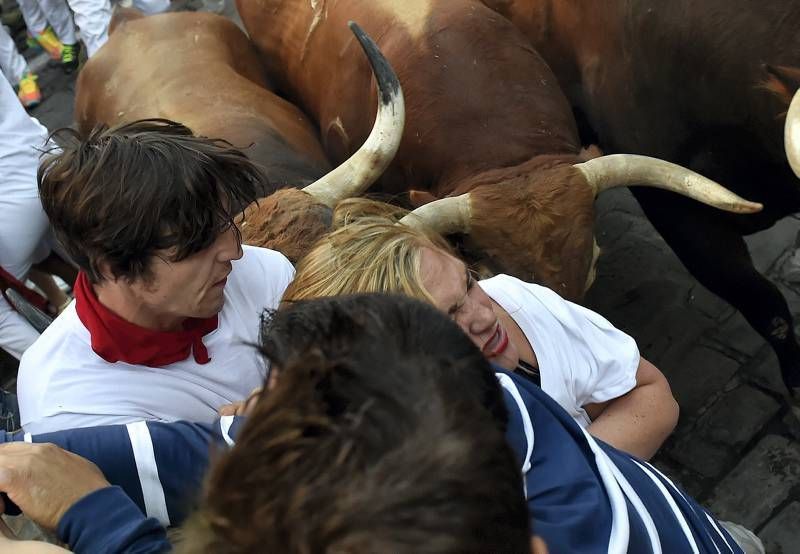 Encierro del cuarto día de las fiestas