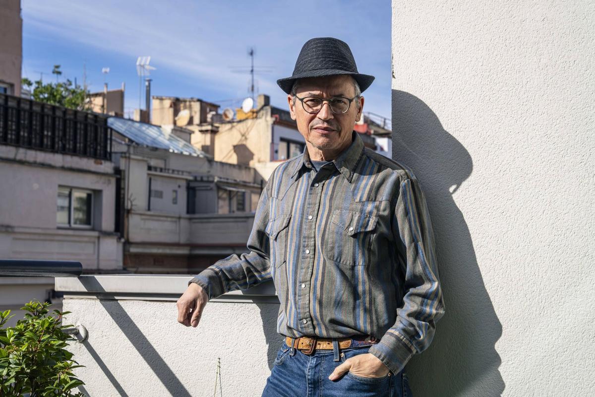 El dibujante Joe Sacco, en Barcelona.