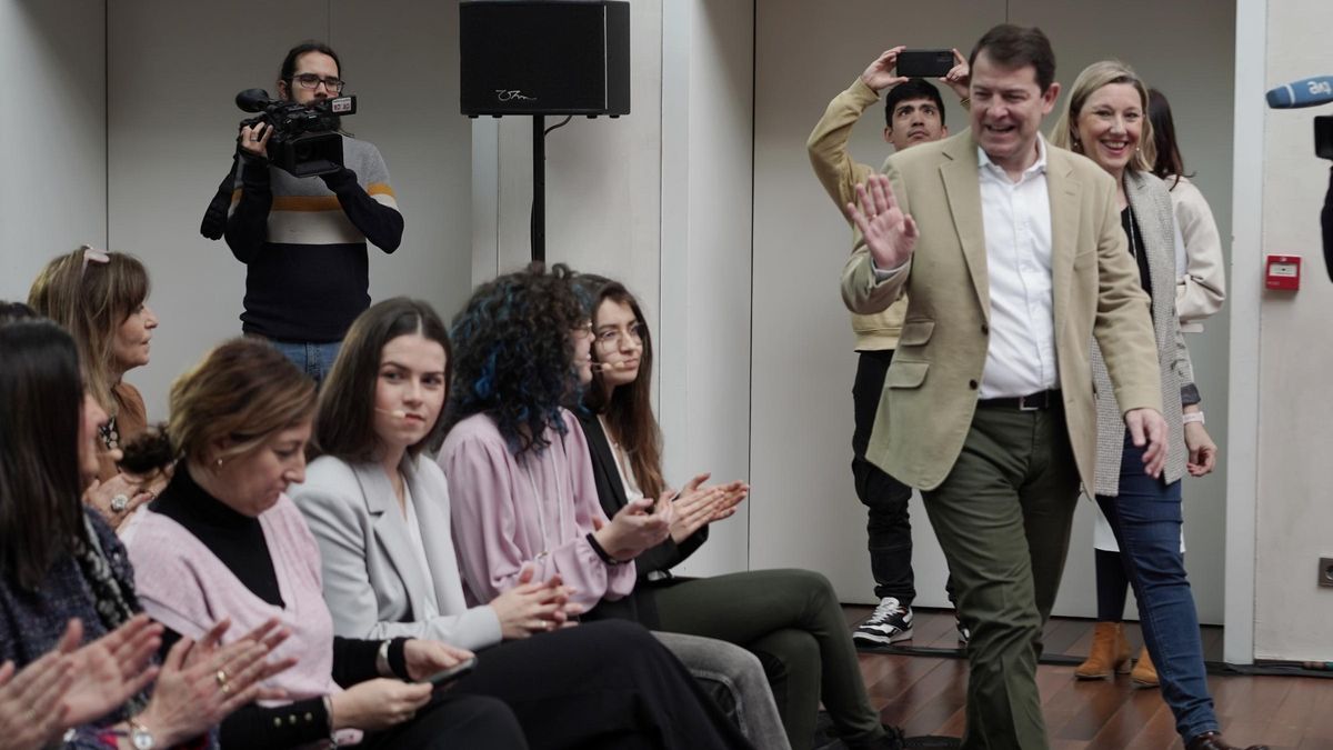 El presidente de la Junta de Castilla y León, Alfonso Fernández Mañueco, participa en el acto institucional con motivo del Día Internacional de la Mujer.