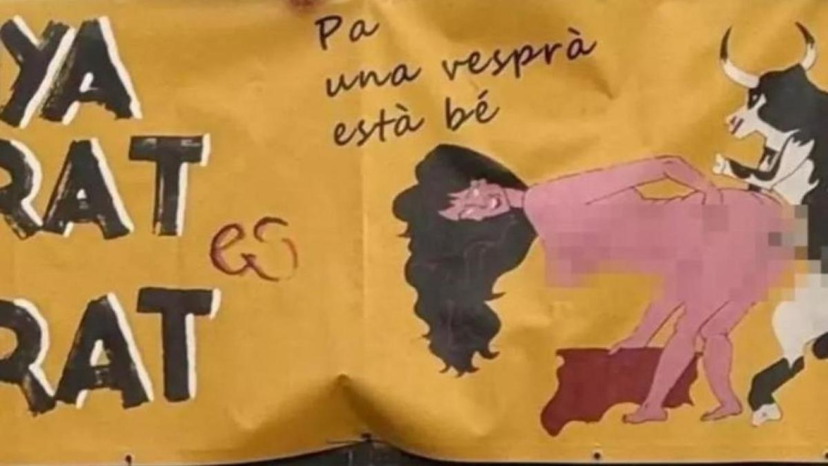 Cartel de la penya festera de Sagunt.