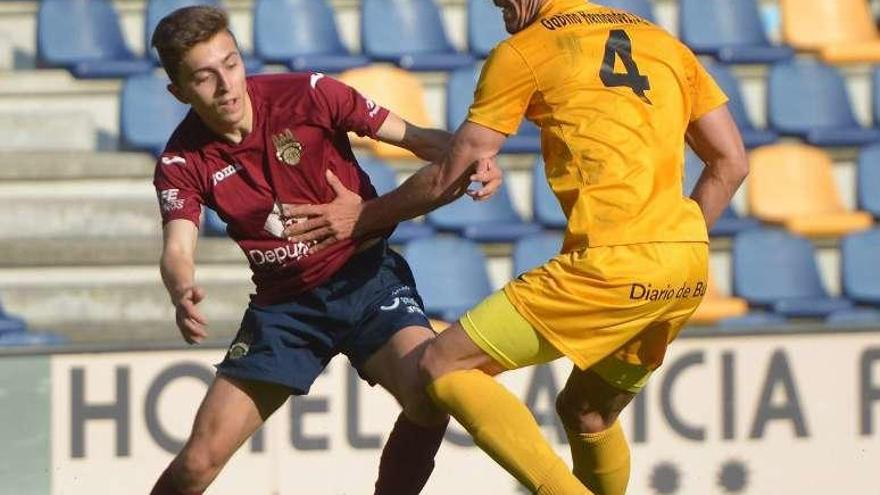 Fernando Lezcano en su debut del pasado domingo. // G. Santos