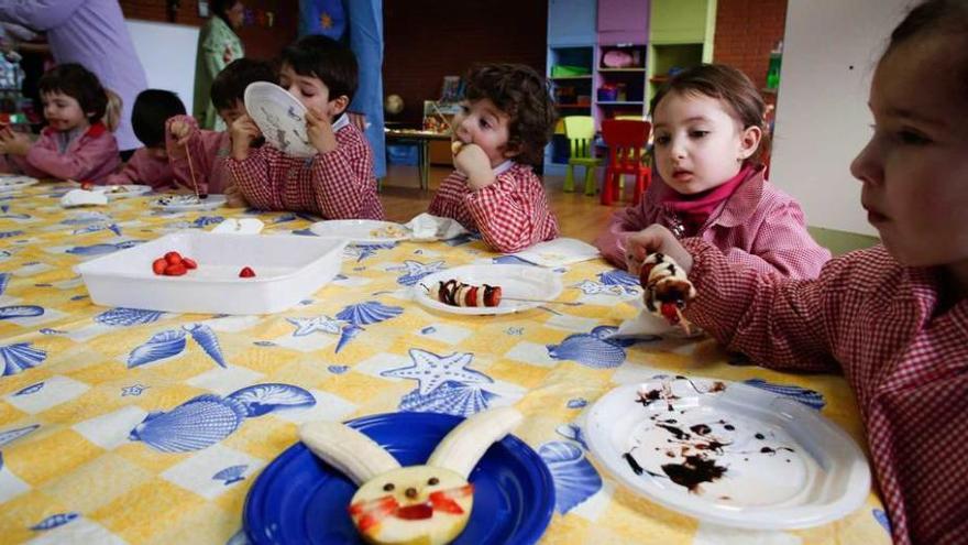 Figuras de frutas para atraer a los pequeños