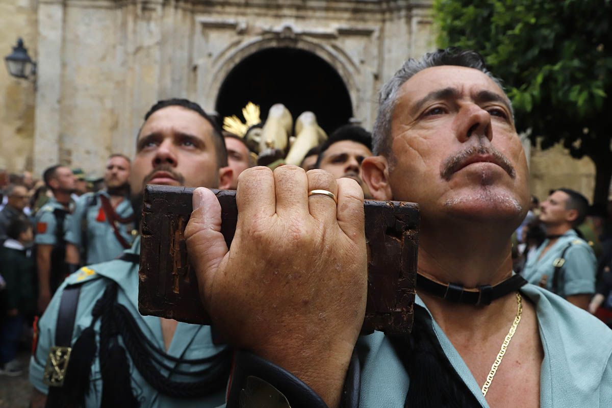 La Legión acompaña al Cristo de  La Caridad