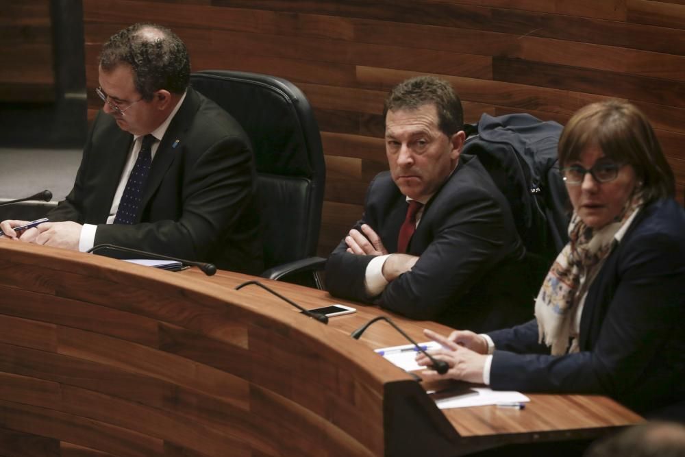 Debate en la Junta sobre los presupuestos asturianos