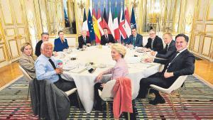 Reunión de los principales líderes europeos y de los representantes de la OTAN en París. PARÍS (FRANCIA), 17/02/2025.-