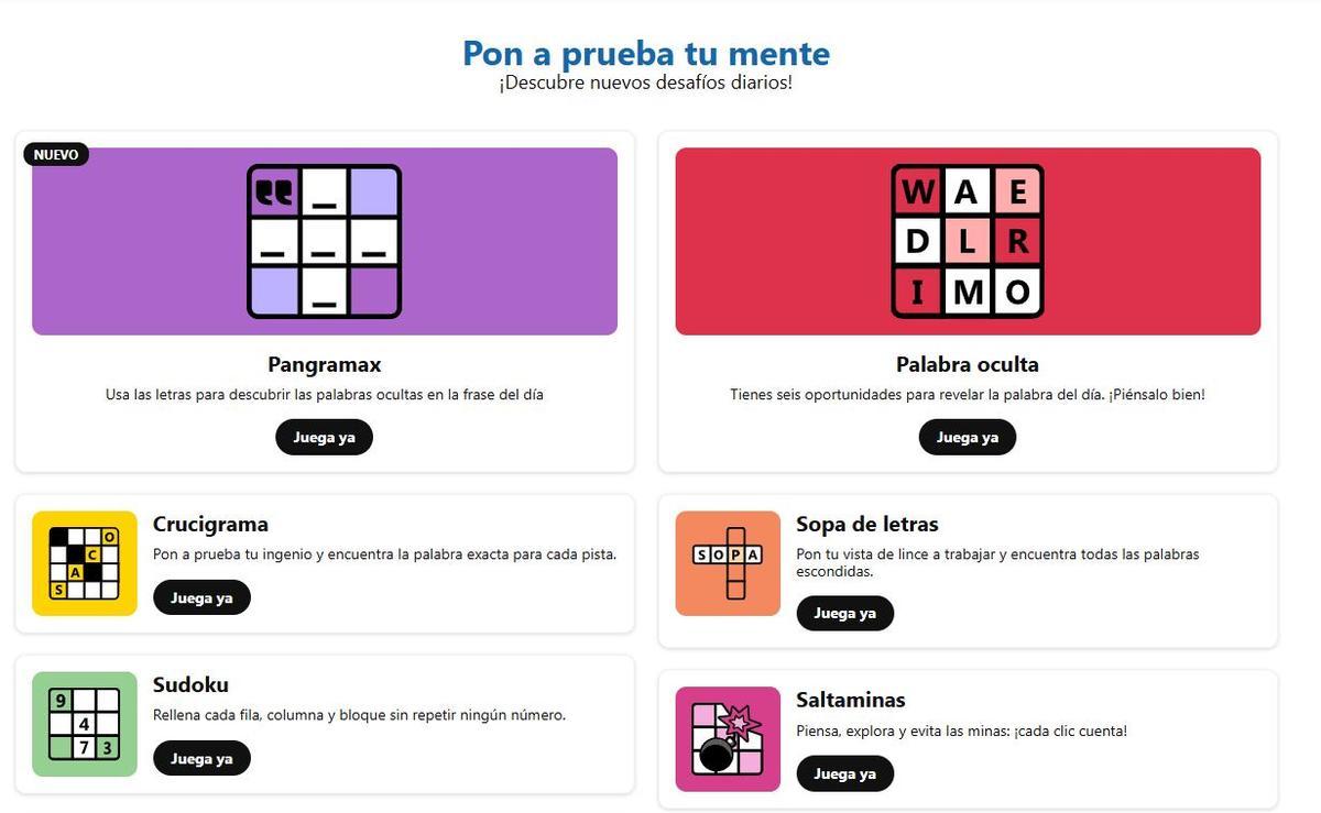 Pasatiempos renovados de Diario de Mallorca
