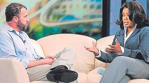 El escritor James Frey, en el programa de Oprah Winfrey, en 2006.