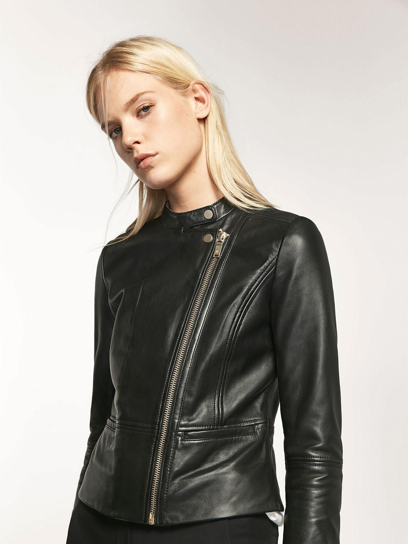 Cazadora piel, Massimo Dutti