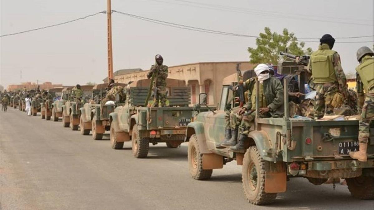 Soldados del Ejército de Malí.