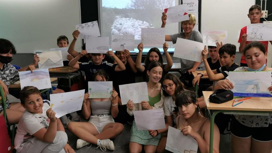 Alumnes de l’Institut de Castelló treballen el curt «Vull ser pastora»