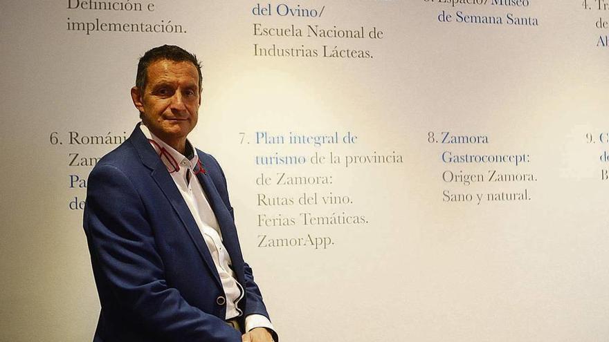 Francisco Prieto Toranzo, en la oficina de Zamora 10.