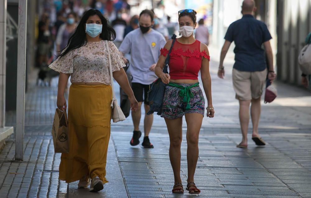 Uso de la mascarilla en Santa Cruz de Tenerife