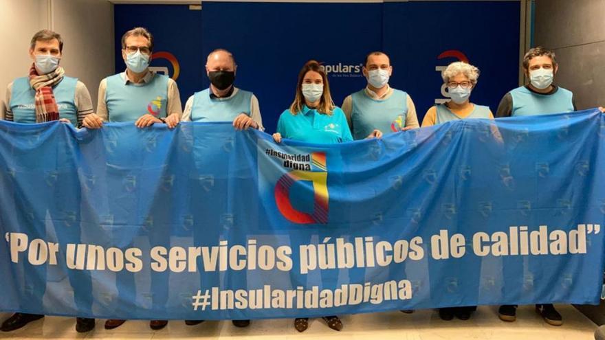 El PP presenta una enmienda a los presupuestos generales para una «insularidad digna»