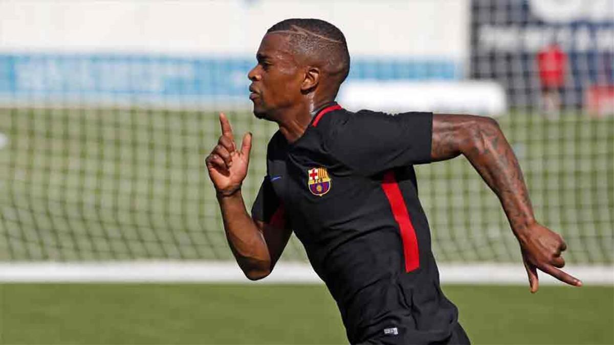 Nelson Semedo, en un entrenamiento