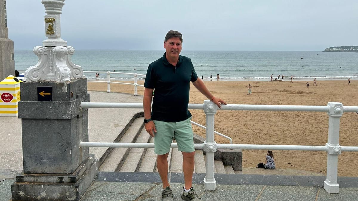 Alejandro Menéndez, en La Escalerona.