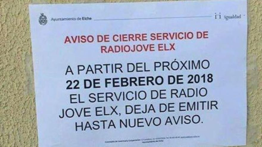 Radio Jove corta las emisiones