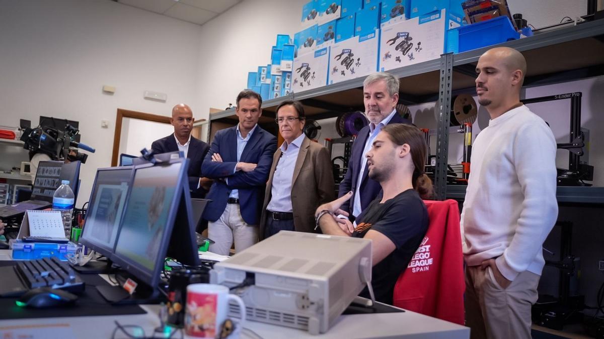 Fernando Clavijo abrió este jueves el 'Encuentro de empresas creativas y digitales de Canarias'.