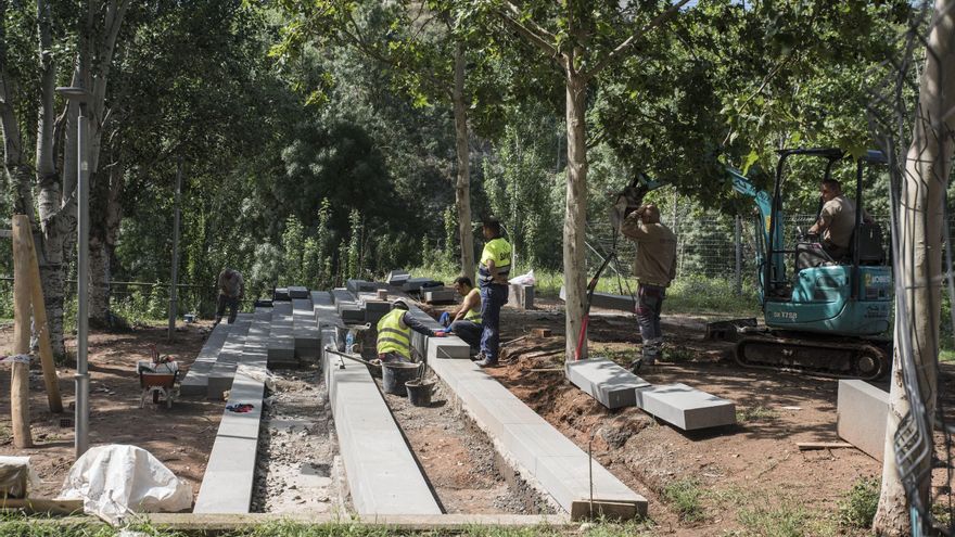 El parc de Manresa on hi havia la Carpa guanya un recorregut per passejar al costat del riu