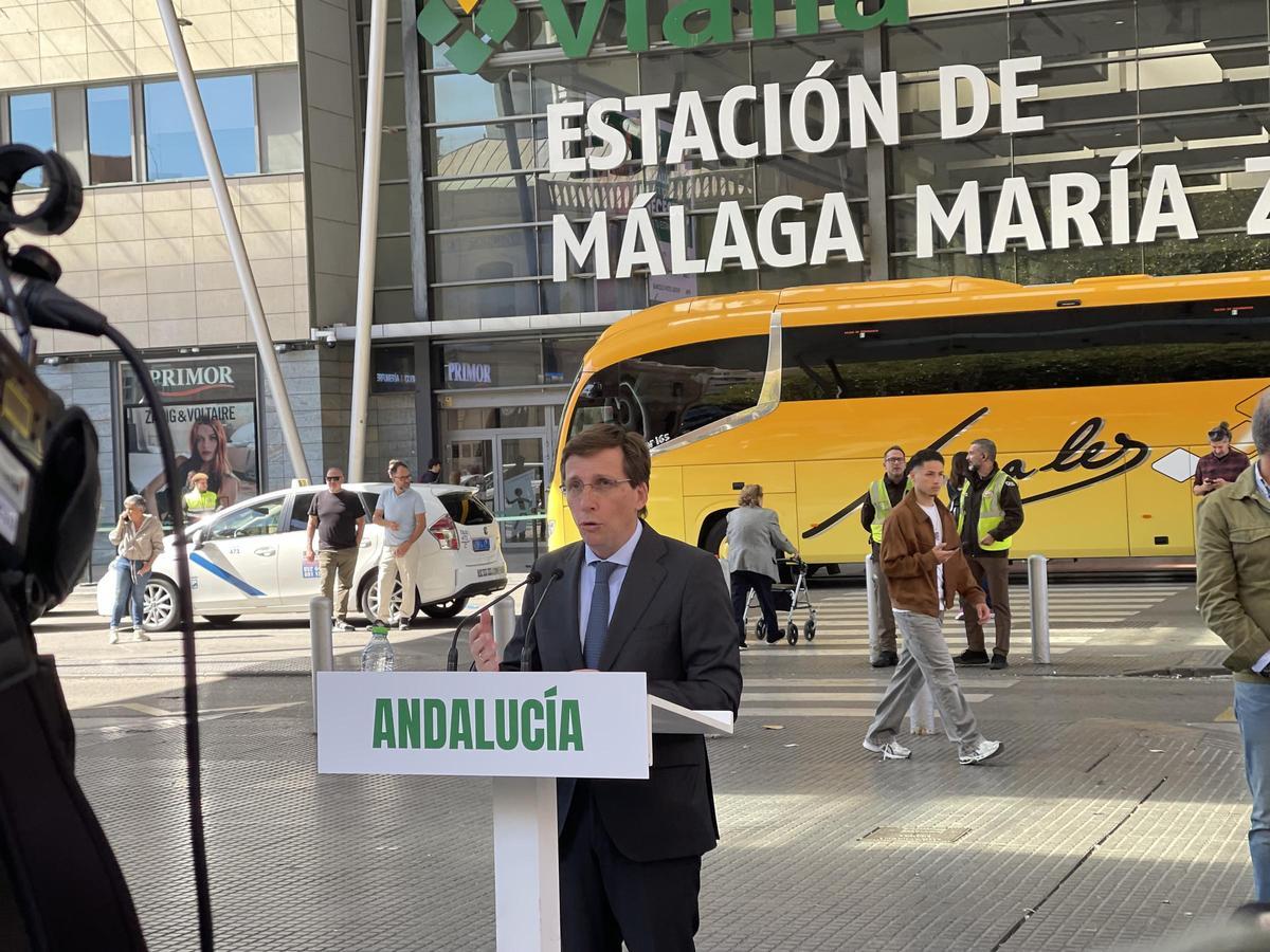 José Luis Martínez-Almeida, en Málaga