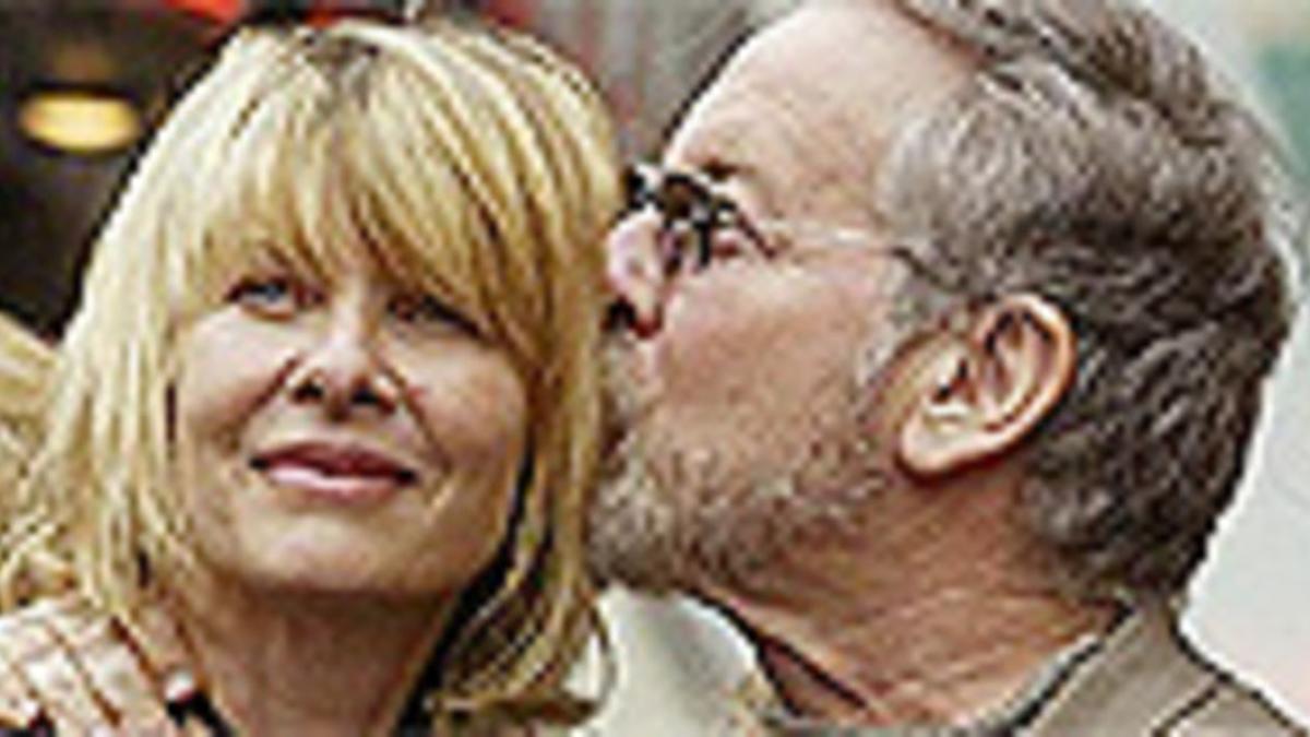 Kate Capshaw y Steven Spielberg.