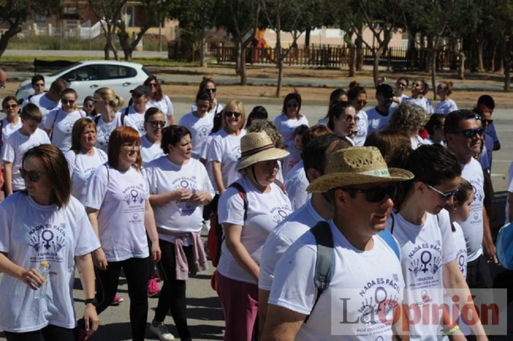 Marcha contra la violencia de género en La Aljorra