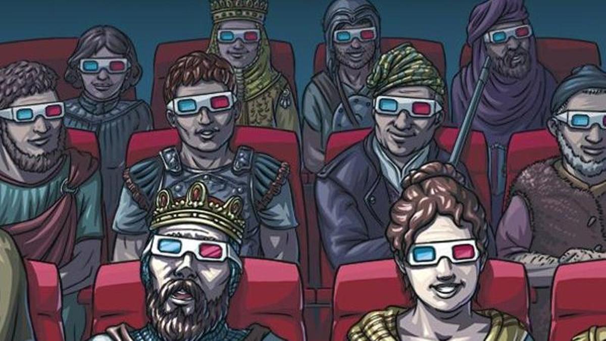 Fragmento del cartel de la primera edición del festival, obra de Marta Martínez.