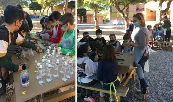 Éxito del mercadillo de los alumnos del CEIP Fernando Garrido de Canteras