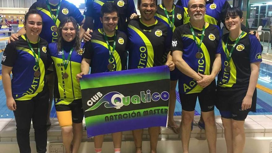 El Aquático Solras se luce en el Olymaster con ocho podios