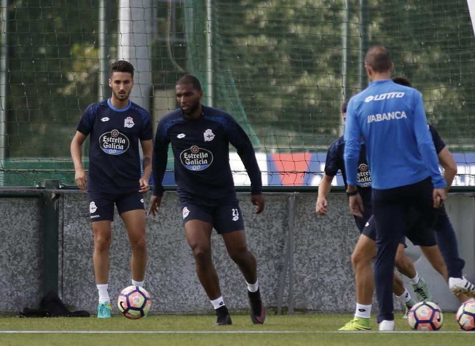 Fernando Navarro completa otro entrenamiento con el grupo y podría estar disponible para el partido del jueves ante el Leganés.