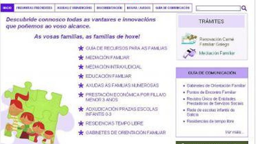 Imagen del nuevo servicio &#039;online&#039; de la Xunta.