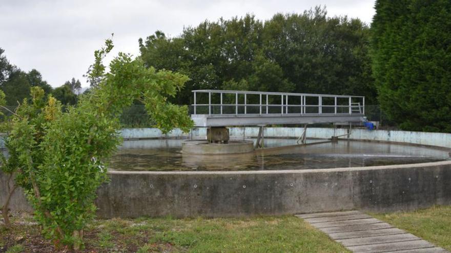 A estación depuradora de Sisalde, incluída no ciclo da auga / concello