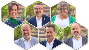 Los candidatos a la alcaldía sabadellense con representación en el consistorio