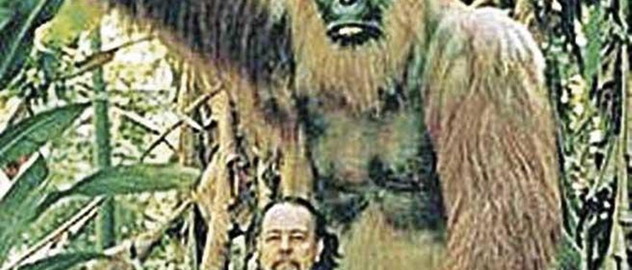 RecreaciÃ³n imaginaria del &#039;Gigantopithecus&#039;.