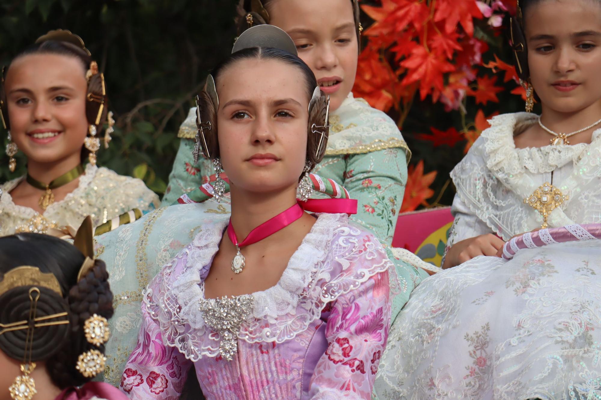 La Batalla de Flores de las candidatas a Falleras Mayores de València