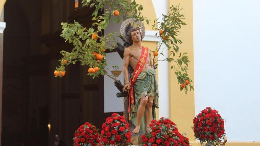 Alhaurín de la Torre pide que no se tiren peladillas a la nueva talla de San Sebastián