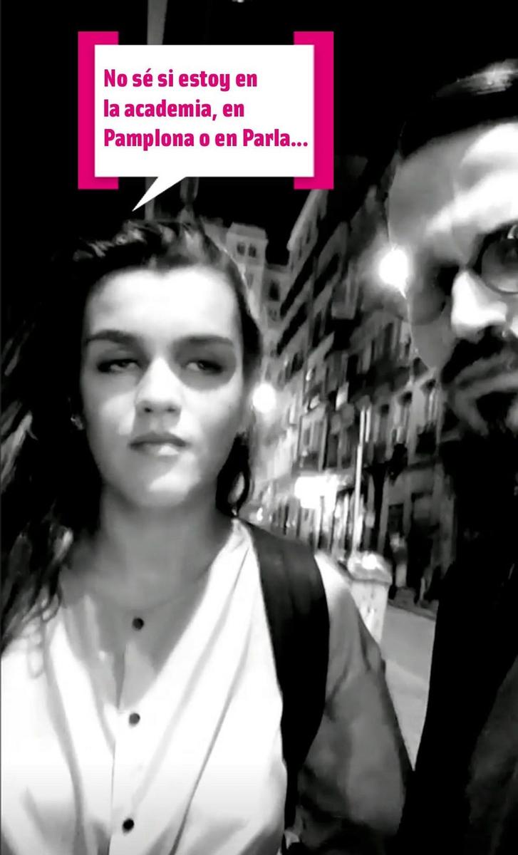 Amaia Romero hipnotizada