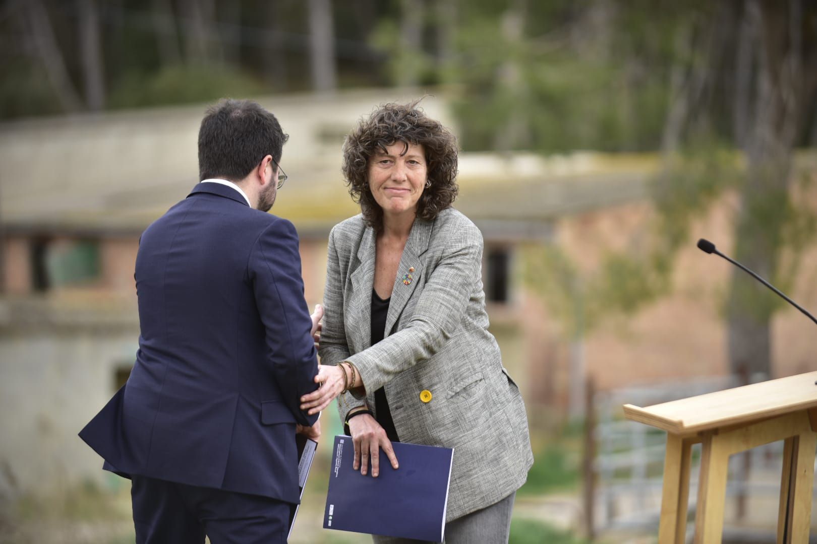 Presentació del projecte "Amiant per Plaques", en imatges