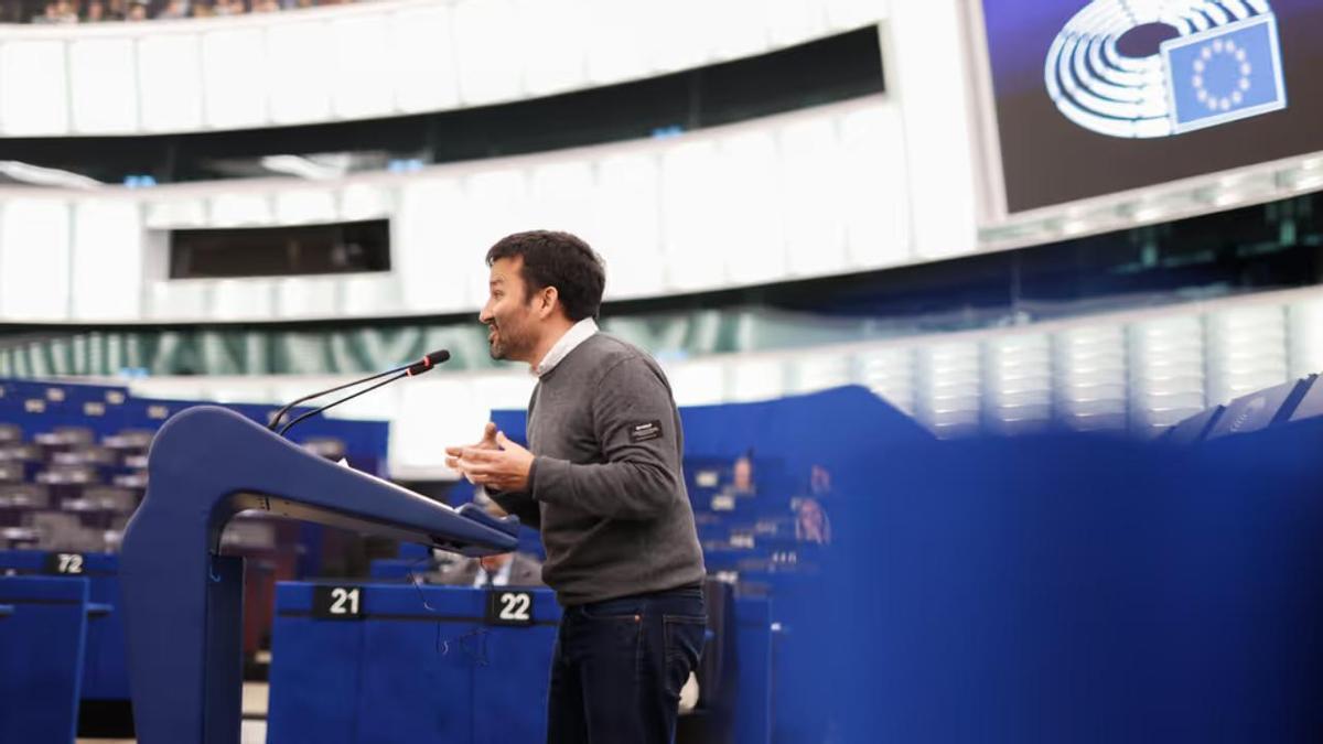 Vicente Marzà, europarlamentario de Compromis, que ha votado en contra del informe
