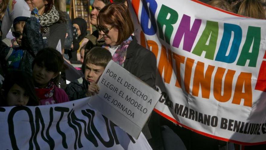 Petición de la jornada en un centro de la provincia