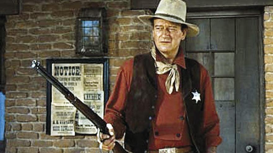 John Wayne, en &quot;Río Bravo&quot;.