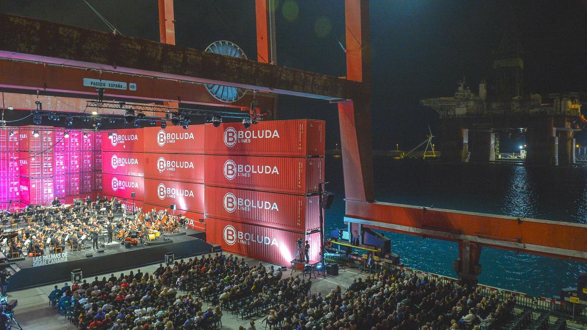 Concierto de la Filarmónica en el Muelle de La Luz de 2022