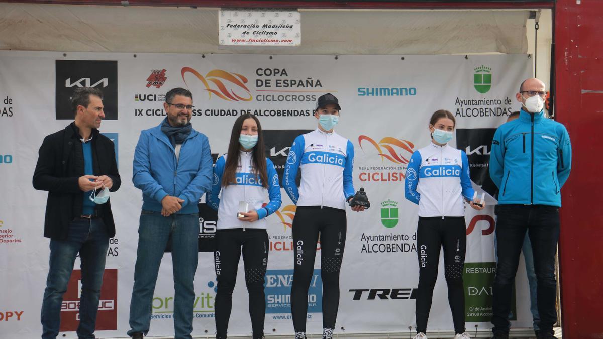 Triplete de las cadetes gallegas en Alcobendas.