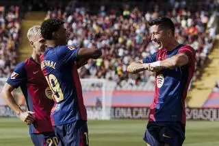 Resumen, goles y highlights del Barcelona 7- 0 Valladolid  de la jornada 4 de LaLiga EA Sports