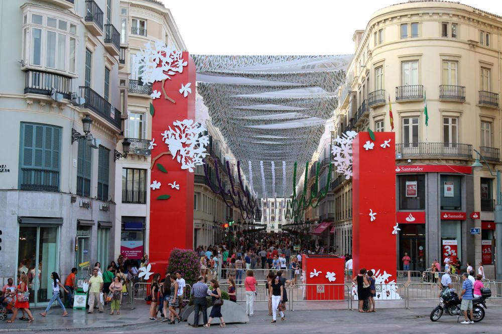 Portada de la Feria de Málaga desde 2015 a 2018.