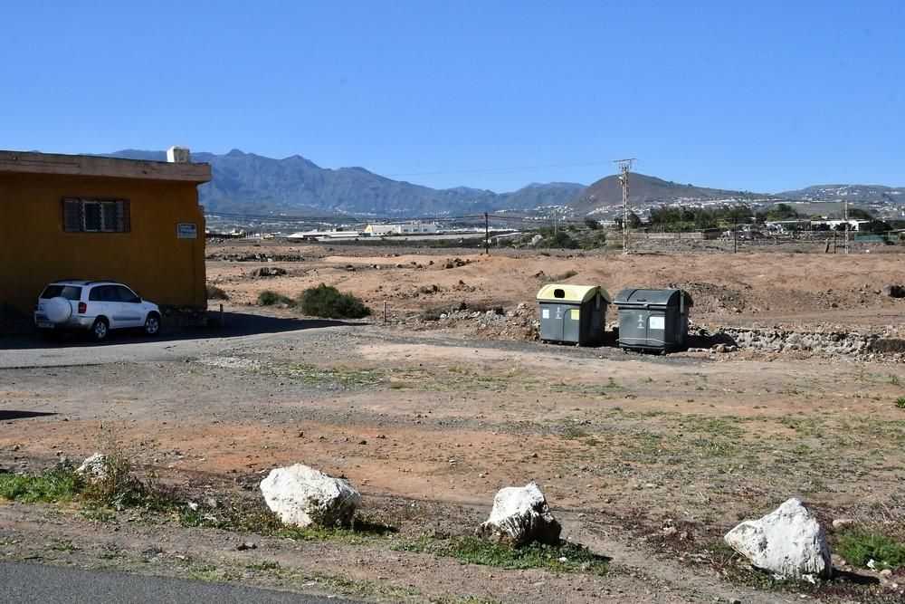 Terreno en el que una empresa canaria quiere construir en Telde el complejo de pádel más grande de España