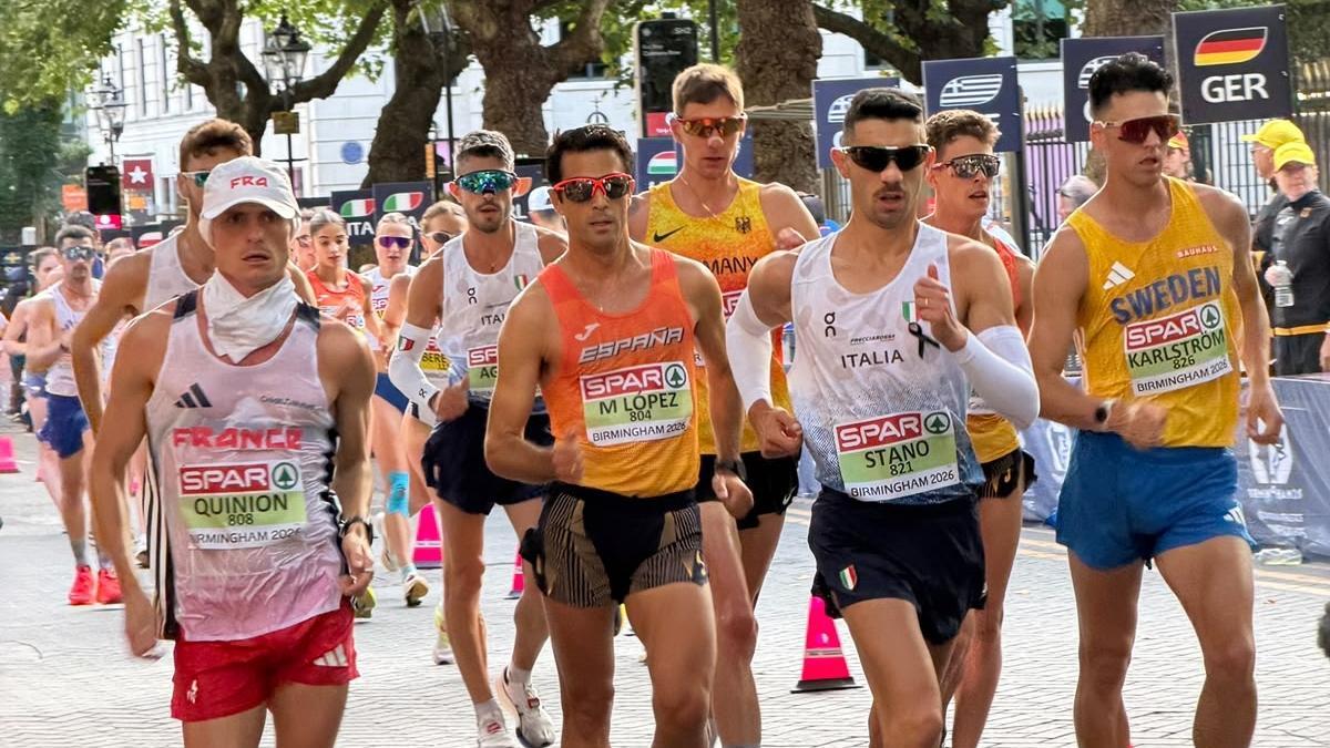 Miguel Ángel López, en pleno camino hacia la plata