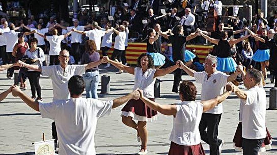 El concurs de colles de Girona, en una imatge d&#039;arxiu.