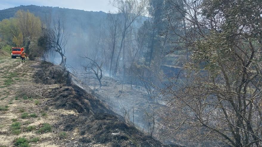 Fallece un agricultor de 77 años en un incendio causado por una quema descontrolada en Bocairent